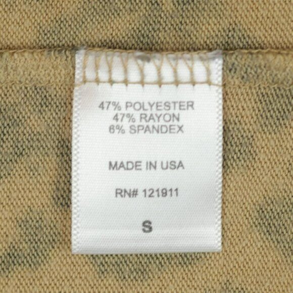 LNA Women's Small Black & Tan Animal Print V-Neck Cutout Tight Knit Sweater - Picture 6 of 7